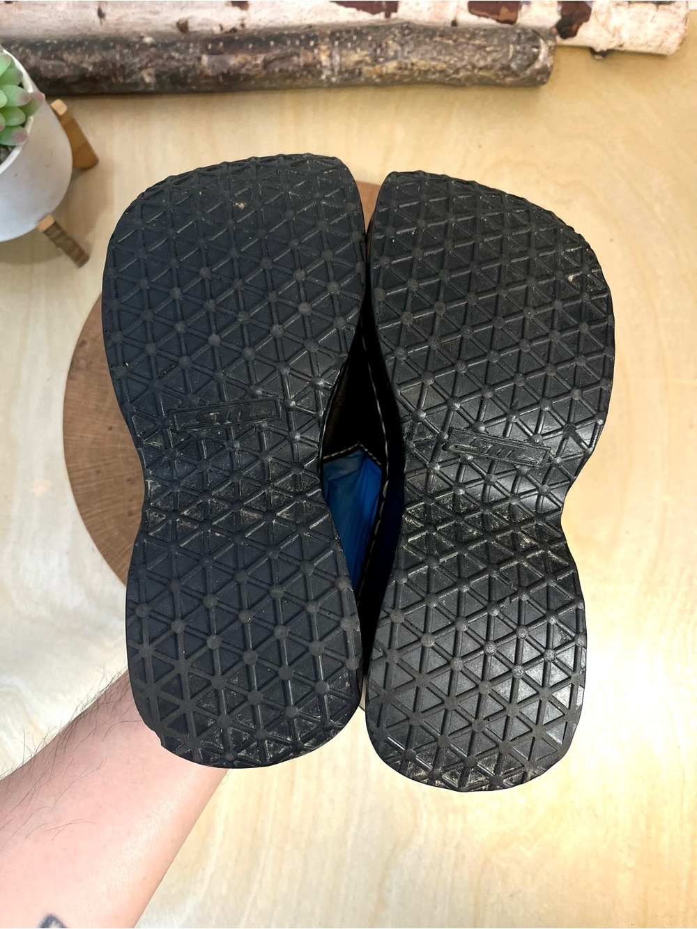 Steve Madden Vintage Ignite Platform Wedge Slides - Black Leather - Size 6.5B - Picture 15 of 16